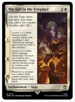 The Girl in the Fireplace (FOIL) Saga | UB: Doctor WHO | MTG EDH | NEW NM-MINT - Image 1