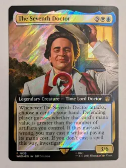 The Seventh Doctor (Extended Art) (Surge Foil) Doctor Who - MTG RARE - Image 1
