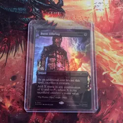 MTG Burnt Offering (Rainbow Foil) (7047) Borderless R Secret Lair Iron Maiden - Image 1