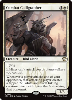 Combat Calligrapher - 141 - SOC - Near Mint - MTG - Image 1