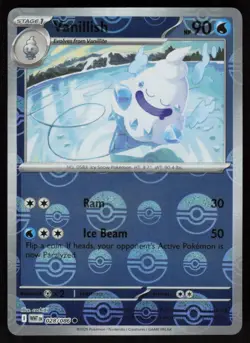 Vanillish (Poke Ball Pattern) 028/086 Holo Common White Flare Pokemon Near Mint - Image 1