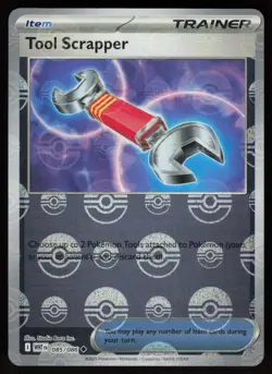 Tool Scrapper (Poke Ball Pattern) 085/086 Holo Uncommon White Flare Pokemon NM - Image 1