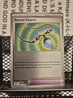 Sacred Charm 093/094 Me02: Phantasmal Flames Reverse Holo Pokemon TCG - Image 1