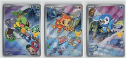 Pokemon TCG First Partner Illustration Collection Series 1 SINNOH Starters #7 - Image 1