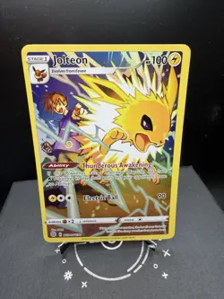 Pokemon TCG SWSH Brilliant Stars Jolteon TG04/TG30 Trainer Gallery Full Art NM! - Image 1