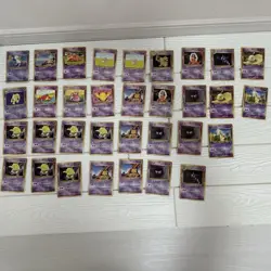 Pokemon Cards Old Back Psychic Set Collection Trading Game - Image 1