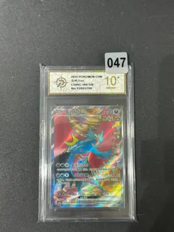 Pokemon TCG S-Chinese Roaring Moon ex CSV6C-144/128 SR Holo Grade 10 - Image 1