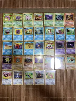 Pokemon Cards Old Back Normal 33 Cards Bulk Sale Collection - Image 1
