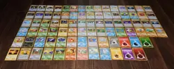 Pokemon Cards Snorlax Type Summary Last Set Old Back Collection - Image 1