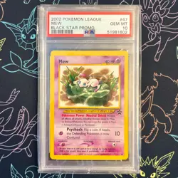 PSA 10 - Pokemon Mew League Black Star Promo #47Gem Mint Lily Pad LOW POP - Image 1
