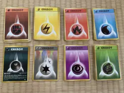 Pokemon Cards Old Back Energy Bulk Sale Collection Trading Game - Image 1
