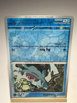 Totodile 039/162 Common Temporal Forces Pokemon Reverse Holo Near Mint - Image 2
