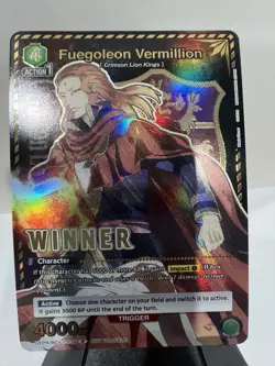 Fuegoleon Vermillion Winner Foil - UEPR /BCV-1-039 NM - Union Arena - Image 1