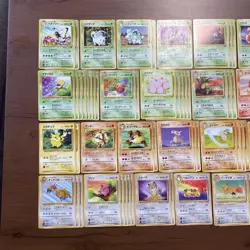 Pokemon Cards Old Back Jungle Normal Cards Complete Set Collection - Image 2