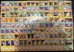 Pokemon Cards Gym Leaders Pokemon Old Back 120 Cards Bulk Sale - Image 1