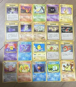 Pokemon Cards Old Back Cards Bulk Sale 36 Cards Collection - Image 1