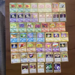 Pokemon Cards Old Back Bad Pokemon R Mark Cards 78 Cards Set Bulk Sale - Image 1