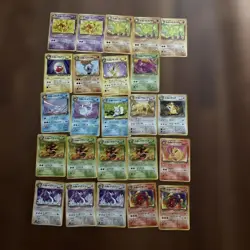 Pokemon Cards Old Back Bulk Sale Bad Series Collection Trading Game - Image 1