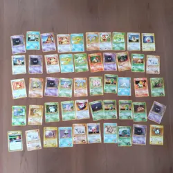Pokemon Cards Old Back 280 Cards Bulk Sale Collection Trading Game - Image 1