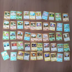 Pokemon Cards Old Back 280 Cards Bulk Sale Collection Trading Game - Image 4