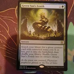 Green Sun's Zenith 169 Rare Foil - Eternal Masters Sorcery Green MTG Wizards - Image 1