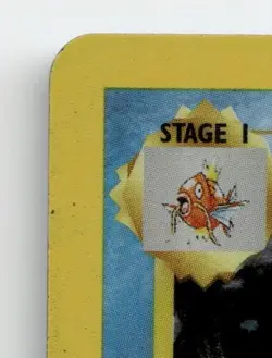 GYARADOS 6/102 HOLO RARE BASE SET UNLIMITED POKEMON MODERATELY PLAYED - Image 3
