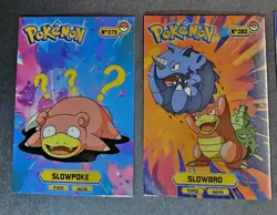 SLOWPOKE X SLOWBRO LOT - POKEMON KANTO CARDS TOP POKEDEX CCG FOIL - Image 1