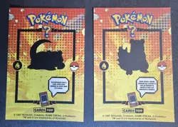SLOWPOKE X SLOWBRO LOT - POKEMON KANTO CARDS TOP POKEDEX CCG FOIL - Image 2