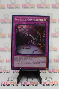 The Black Goat Laughs MP25-EN057 Secret Rare Yugioh 2025 Mega Pack PSR Mint - Image 1