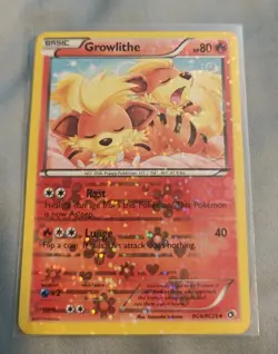 Pokemon Growlithe RC4/RC25 Legendary Treasures: Radiant Collection Holo NM/Mint - Image 1