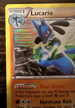 Lucario 78/135 Plasma Storm Holo Rare Stage 1 Pokemon TCG Card English - Image 3