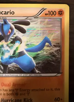 Lucario 78/135 Plasma Storm Holo Rare Stage 1 Pokemon TCG Card English - Image 4