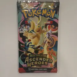 Pokemon Mega Evolution Ascended Heroes Booster Pack 10 Cards English TCG 2022 - Image 1