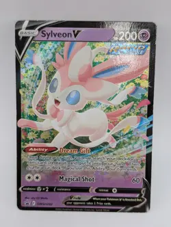 Sylveon V Holo Promo Pokemon SWSH: Sword & Shield Promo Cards SWSH202 LP - Image 1