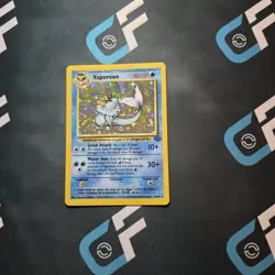 Vaporeon 12/64 Jungle Holo Rare Pokemon TCG - Image 1