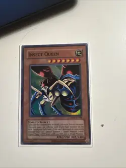Yugioh! Insect Queen RP02-EN088 Super Rare 2020 Reprint Near Mint - Image 1