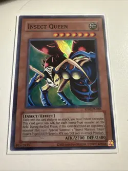 Yugioh! Insect Queen RP02-EN088 Super Rare 2020 Reprint Near Mint - Image 3