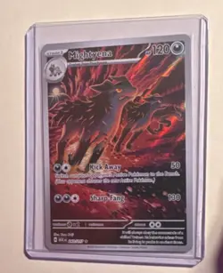 Pokemon Mightyena Holo Rare 243/217 120 HP Card 2022 Kick Away Sharp Fang - Image 1