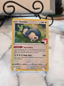 Pokemon TCG Snorlax 131/185 Prize Pack Series Cards Regular NM - Image 1