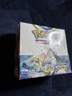 Pokemon Sword & Shield: Brilliant Stars Booster Box In Acrylic Case - Image 3