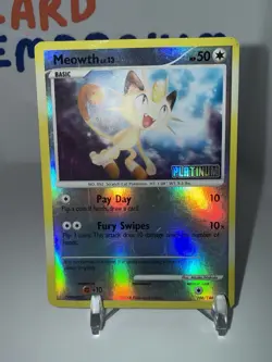 Meowth 106/146 Burger King Promos Holo Stamped Platinum Pokemon TCG 2008 MP - Image 2
