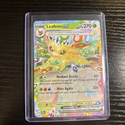 Pokemon TCG SV: Prismatic Evolutions #006/131 Leafeon ex NM - Image 1