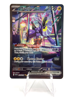 Pokemon Miraidon ex Special Illustration Rare Scarlet & Violet Base Set 244/198 - Image 1