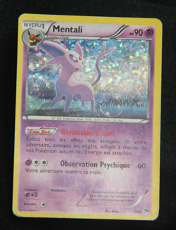Pokemon "Mentali / Espeon" 7/12 *Holo* McDonald's 2013 - French - Light Played - Image 3