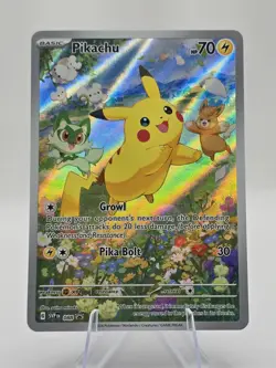 Pikachu 088 Sv: Scarlet & Violet Paldea Adventure Promo Full Art Pokemon NM - Image 1