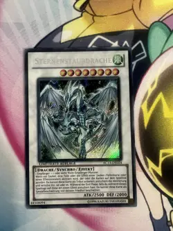 Stardust Dragon German Secret Rare AC11-DE024 Light Play Yugioh TCG - Image 1