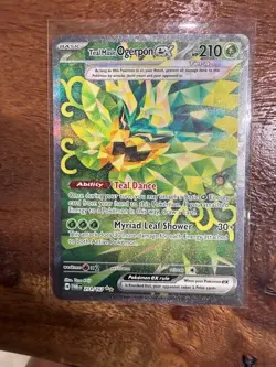 Pokemon Teal Mask Ogerpon ex 211/167 Sv06: Twilight Masquerade Illustration Rare - Image 1