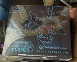 Pokemon TCG Phantasmal Flames Pokemon Center ETB Sealed (no rips) - Image 2