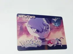 Pokemon Mewtwo Vs. Mew Movie Promo Rare Lenticular Flicker # 1 of 5 - Image 1