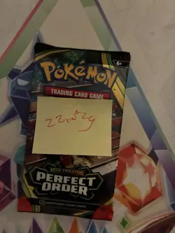 VERY HEAVY! 🔥22.52g Pokemon TCG Perfect Order Booster Pack Factory Sealed ✅ - Image 2